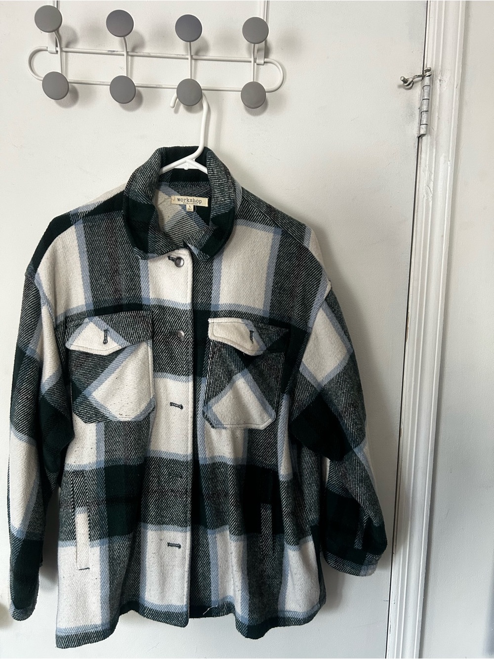 Plaid Wool Shacket